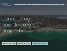 Tablet Screenshot of highlandproperty.com.au